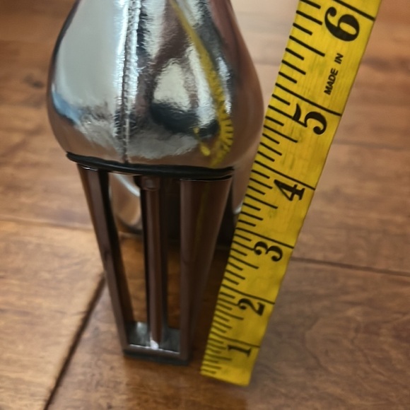 Poiret Toe Pump Metal Rod Heel Italian Shoes size 39.5 - Picture 15 of 16